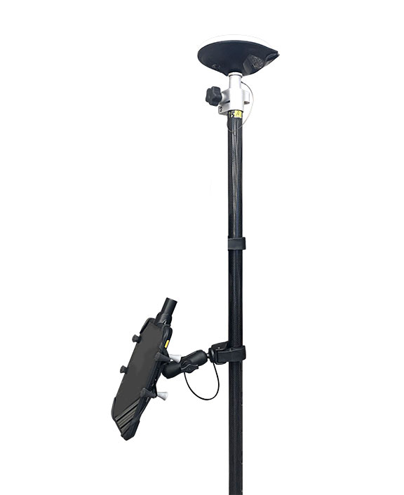 SXtab on a survey pole